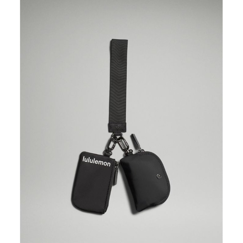Lululemon Dual Pouch Wristlet Keychain Wallet